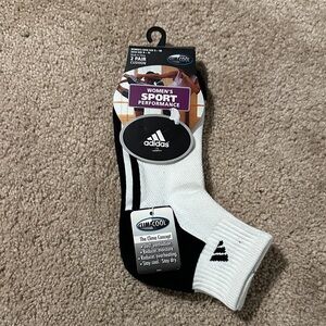 Adidas Women's Black and White Sport Socks 3 pack